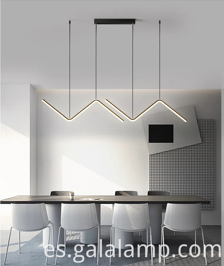 Elegante araña nórdica pequeña para espacios modernos de restaurantes